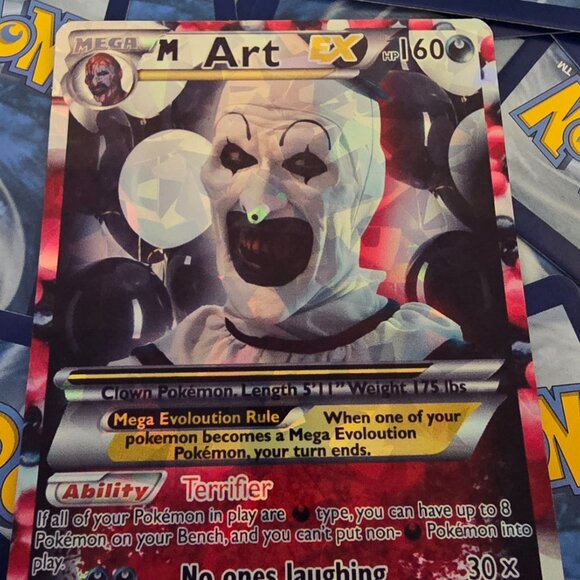 Art The Clown Pokemon Card - The Terrifier - Picture 2 of 8